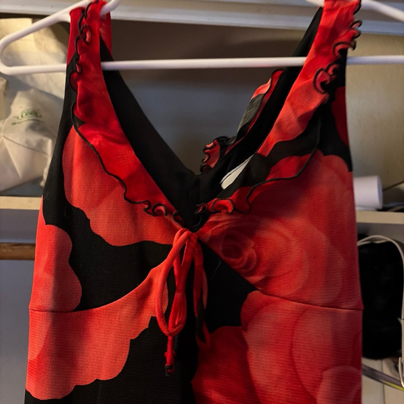 Rhapsody Red Dress Vintage - Picture 2 of 5